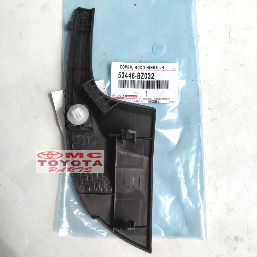 Cover Hood Hinge Karet samping Kap Mesin Kiri Agya Ayla 53446-BZ032