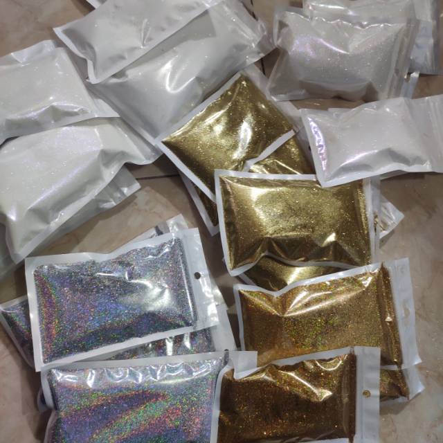 Glitter kemasan 50 &amp; 100gr