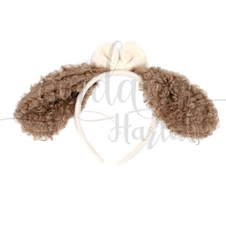 Bando Fluffy Rabbit Ear Bandana Motif Telinga Kelinci Dog GH 211123