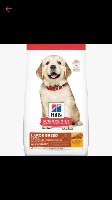 Science diet puppy large breed 15kg khusus ekspedisi