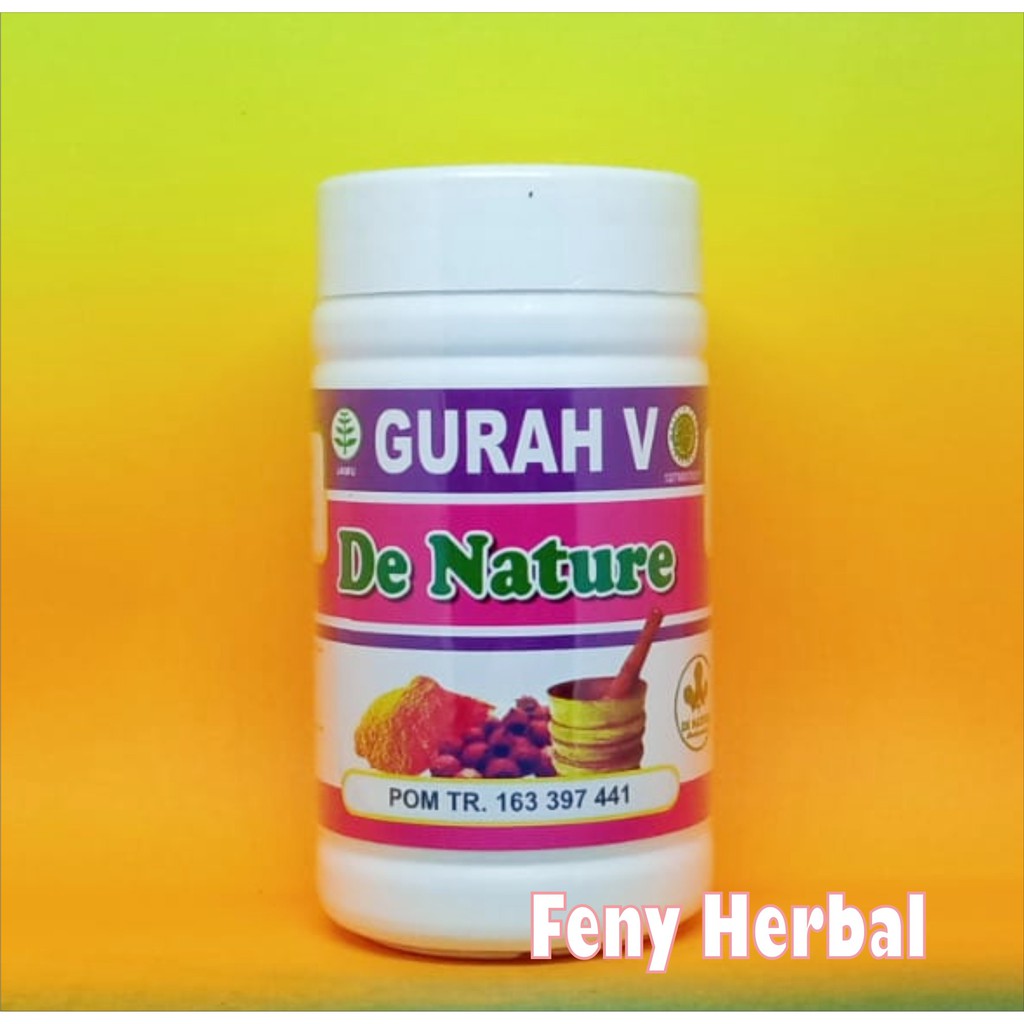 Obat Pelancar Haid, Keputihan Bau, Kista, Keputihan Berwarna Hijau - Gurah V Herbal Kapsul Manjakani