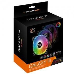 Xigmatek Galaxy III Royal - 3in1 ARGB 120mm / 12cm Fan