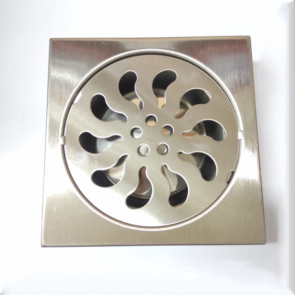 Saringan Got Stainless 5 inch gede AX- Floor Drain Stenlis  filter air kotor kamar mandi 12cm J14