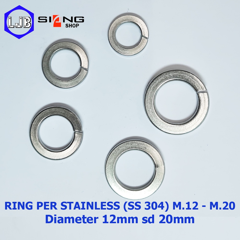 Ring Per Stainless 304 M12 sd M20 THE A2-70