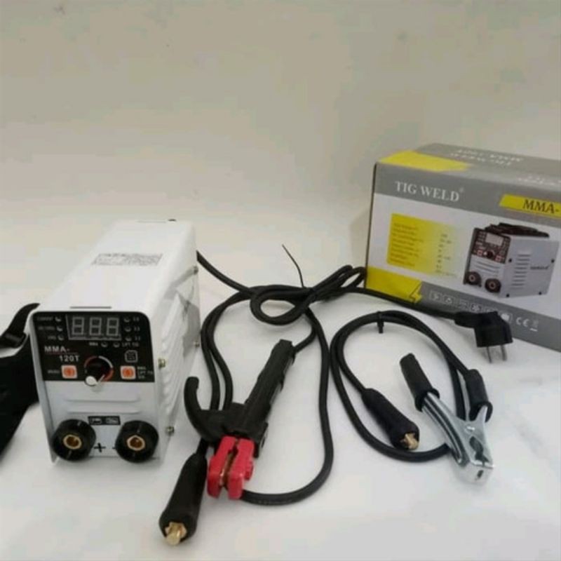 Mesin las 450watt bisa tig argon japan tigweld 120a travo inverter mma welding machine