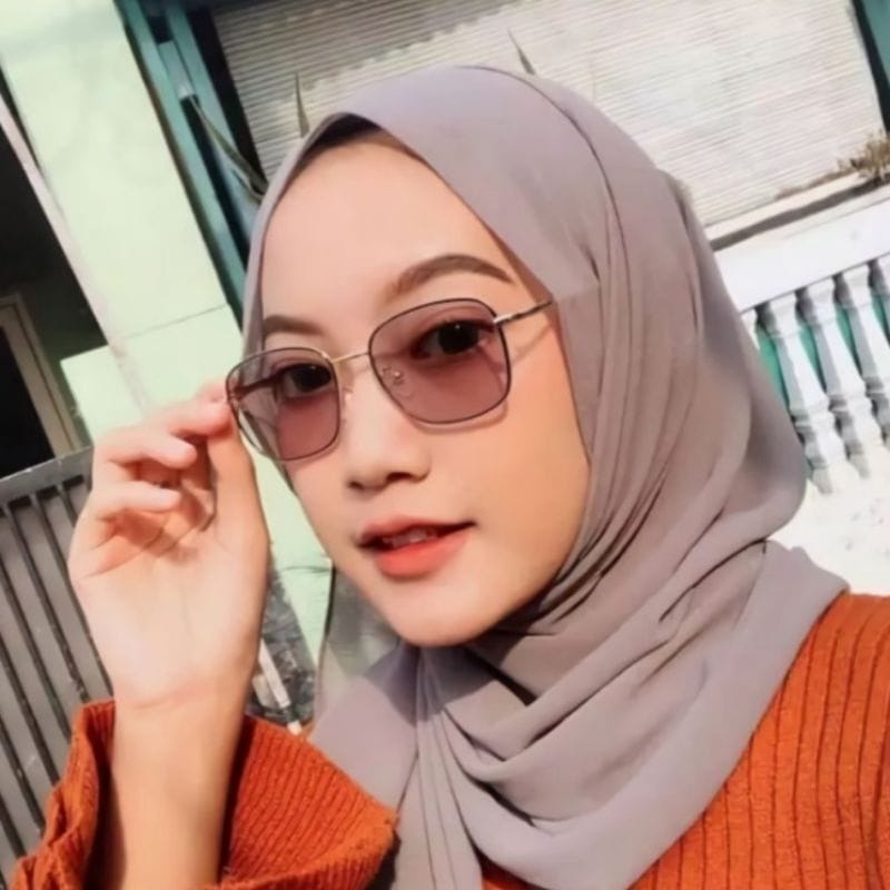 ZAYKA== Kacamata Antiradiasi Photochromic Model Kotak Cocok Untuk Semua Wajah