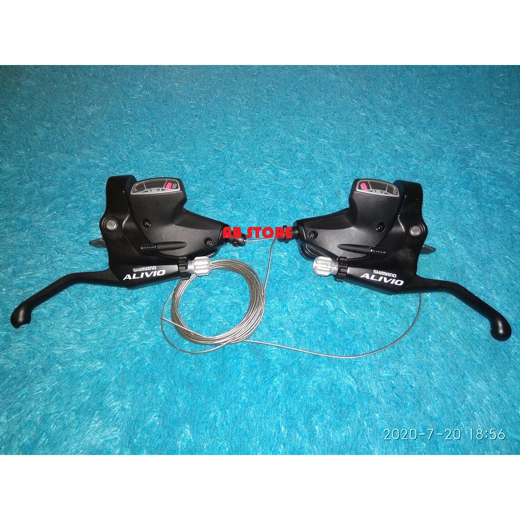 Shifter Brake Lever Shimano Alivio ST M410  8 speed | BRIFTER BRAKE DAN SHIFTER SHIM,ANO ALIVIO M410