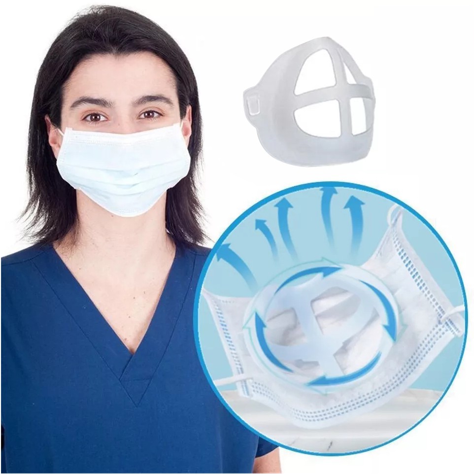 bracket masker silikon / penyangga masker / mangkok masker silikon / pelindung masker