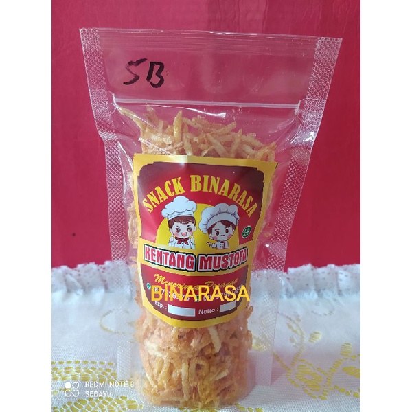 

Termurah Kentang Mustofa BINARASA Rasa Sambal Balado 50gr Camilan Cemilan Snack Lauk Keripik Kering Kentang