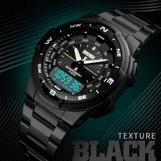 MURAH Jam Tangan Pria Keren SKMEI Analog Digital Sports Fashion Tahan Air Bisa COD
