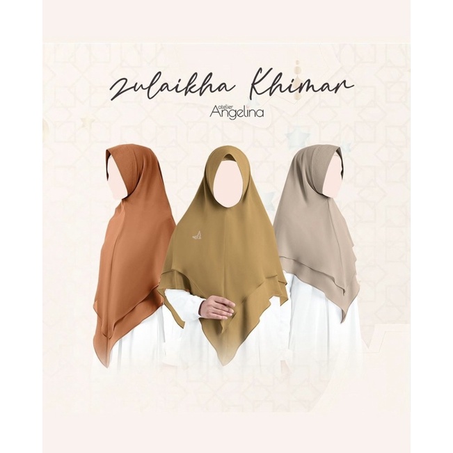 Zulaikha khimar Atelier Angelina Black M