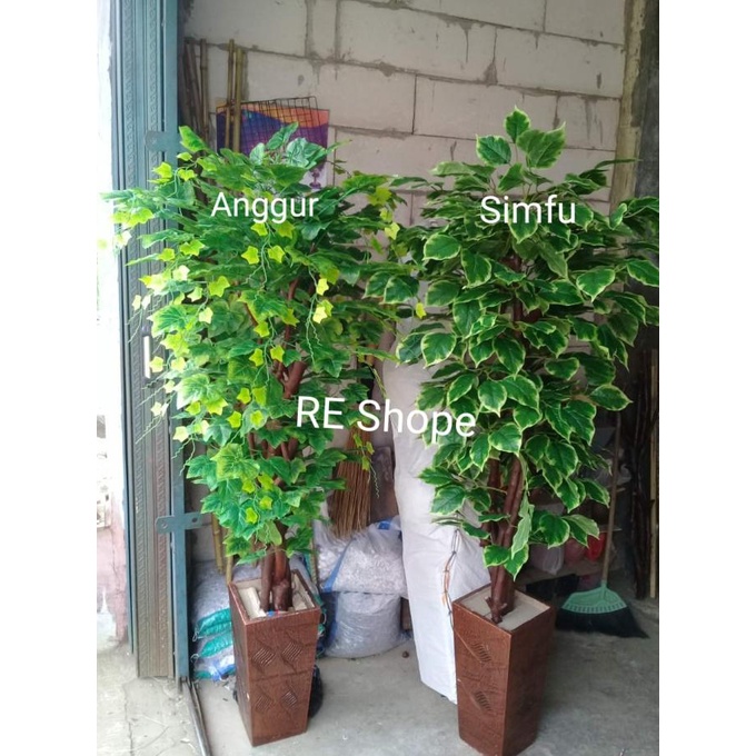 Pohon Plastik Anggur Bunga Hias Rumah