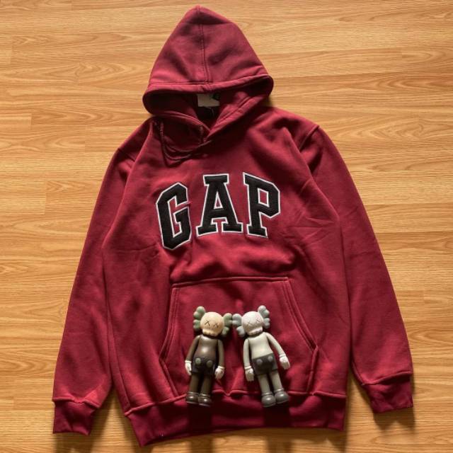 Hoodie GAP Embordiered Maroon