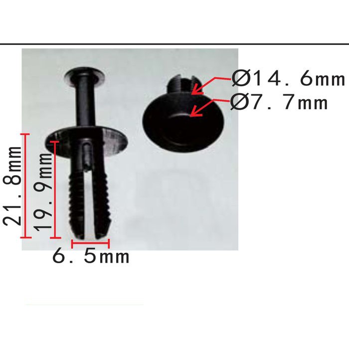 Kancing Mobil Klip Cengkeh Bemper Bmw  Bumper Rivet Bmw  Smld