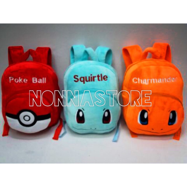 Tas Pokemon Pokeball Squirtle Charmander Import Uk: M dan L