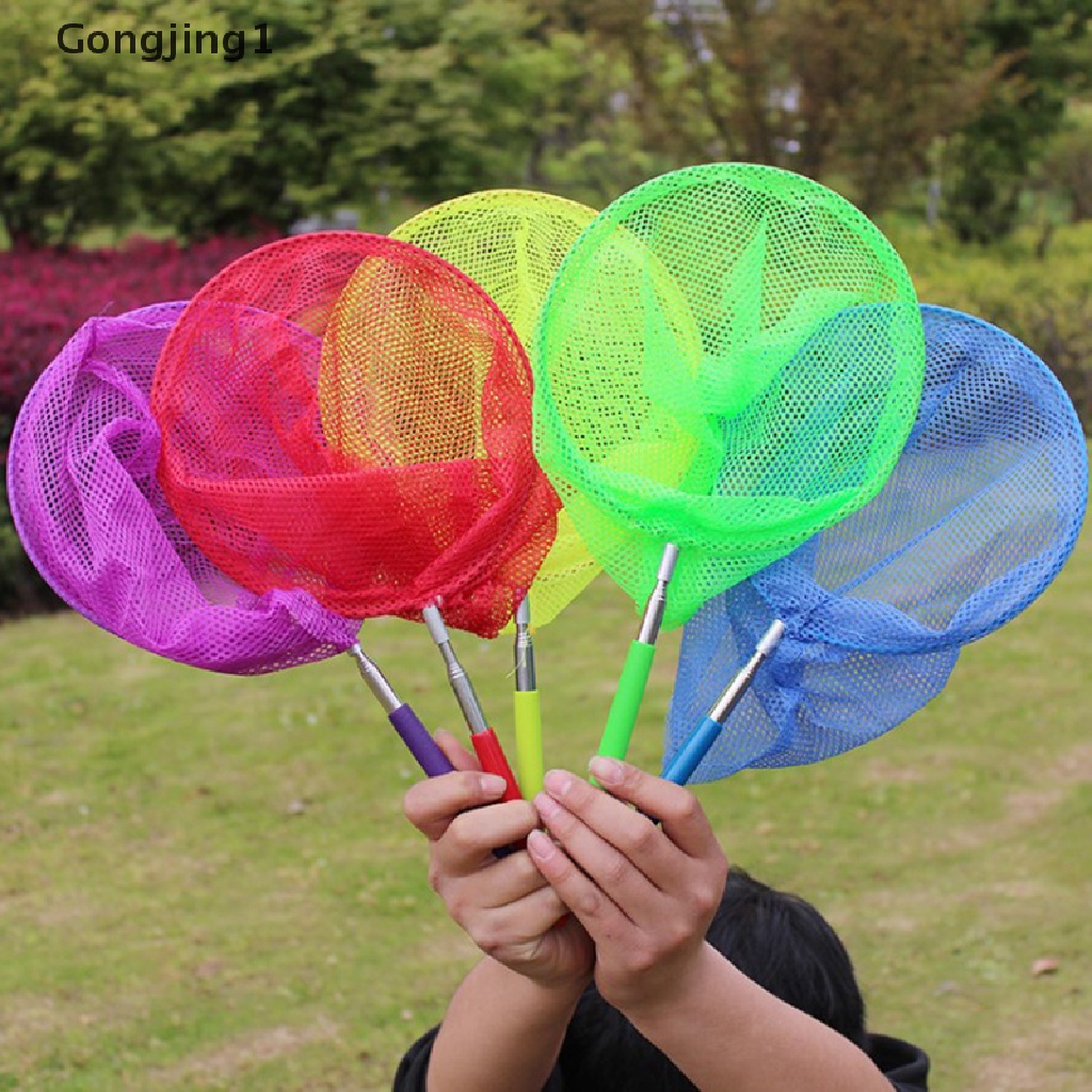 Gongjing1 Mainan Jaring Penangkap Serangga Butterfly Teleskopis Bisa Diperpanjang Untuk Anak