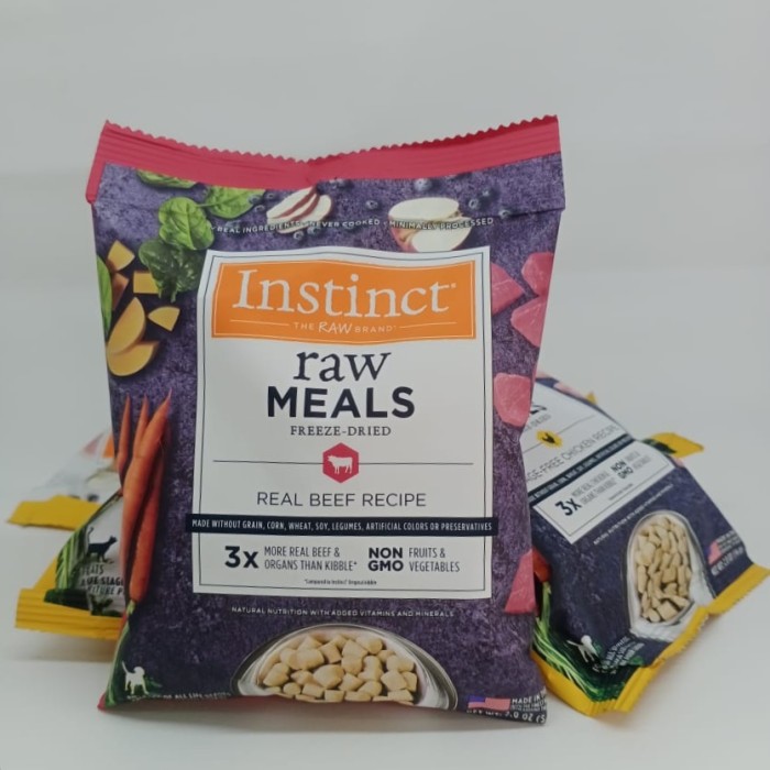 

SPESIAL PROMO - INSTINCT RAW MEALS FREEZE BEEF/CHICKEN RECIPE - BEEF