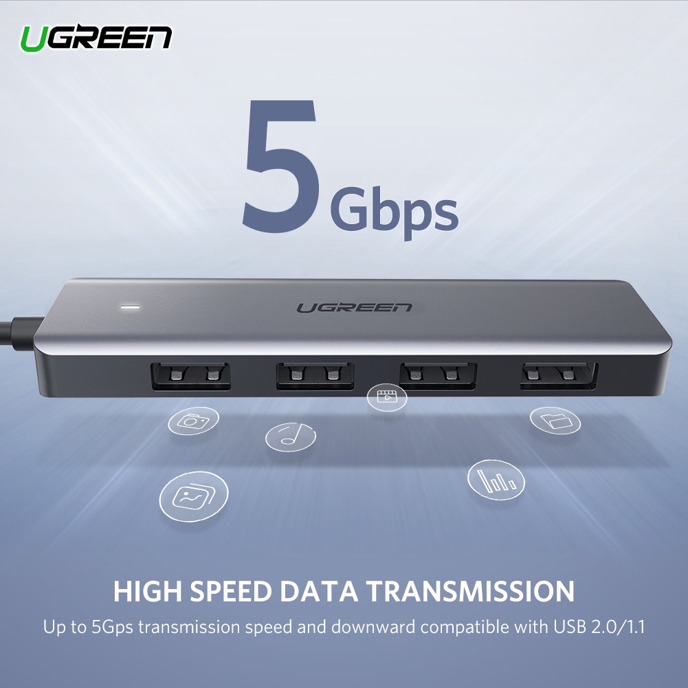 UGREEN 4in1 USB Hub Type A 3.0 4 port USB-A - CM219