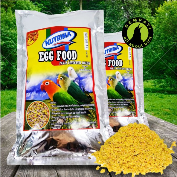Egg Food Nutrima Pakan Burung Kenari Lovebird Dll Shopee Indonesia