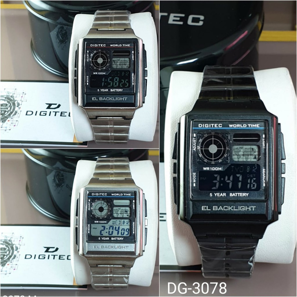 DIGITEC DG 3078 / DG-3078 / DG3078 Watch Jam Tangan ORIGINAL