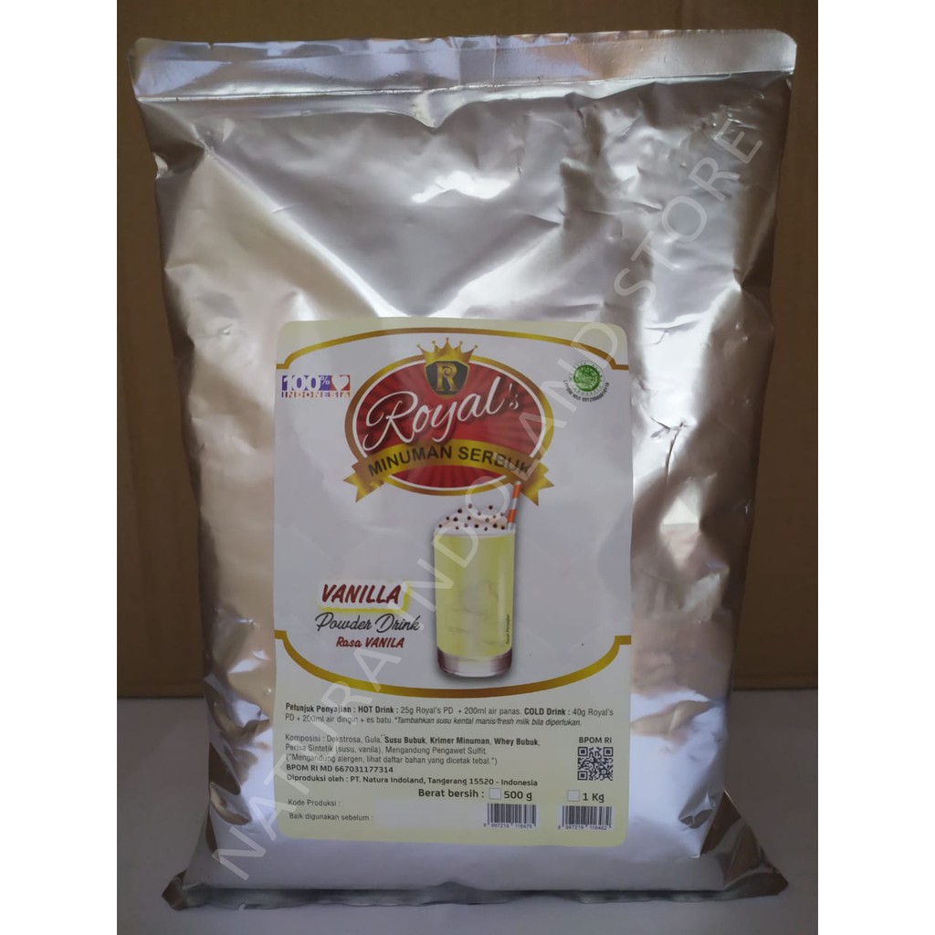 

ROYAL'S Powder Drink 1 Kg : Rasa VANILA