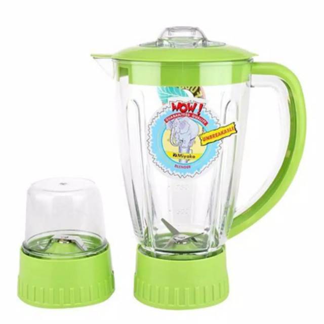 Miyako Blender Plastik 1.5Liter 2in1 Anti Pecah BL151PF-AP