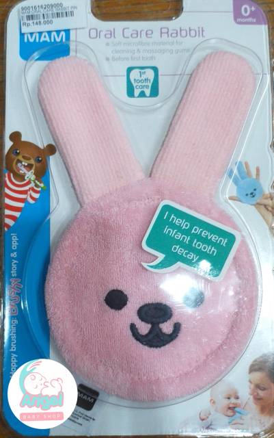 MAM oral care rabbit 1pcs blue/pink