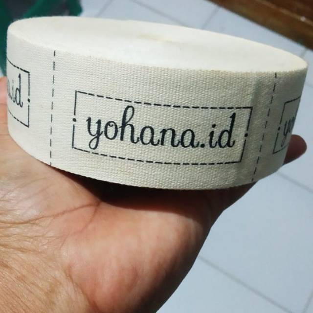 

Sablon label hijab pità katun 4cm
