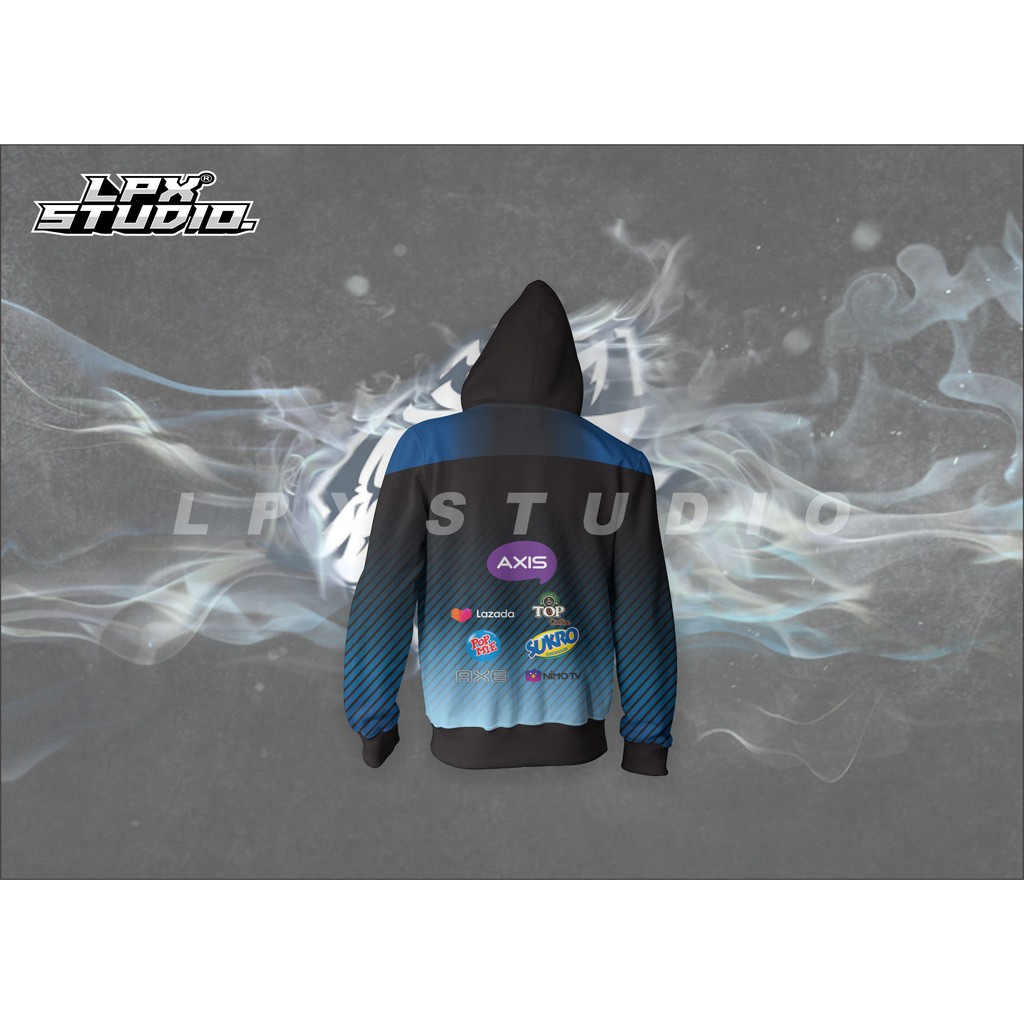 JAKET PRINTING GAMING FREE FIRE/PUBG EVOS ESPORT, FREE NICK NAME