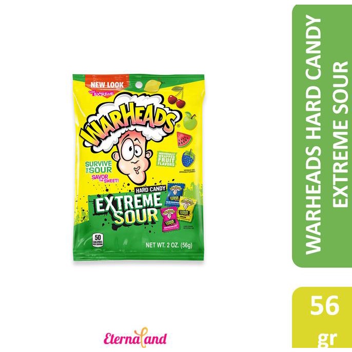 

Warheads Extreme Sour Hard Candy 56G / 56 Gr Permen Asem Permen Asam