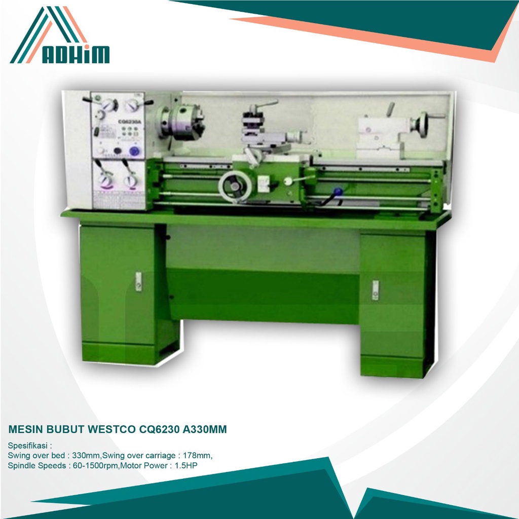 MESIN BUBUT WESTCO CQ6230 A3300MM