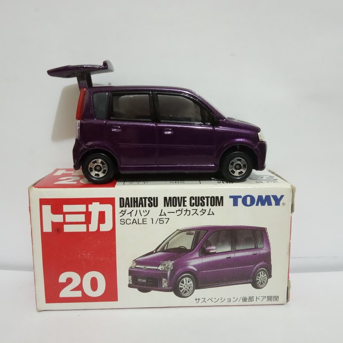 Tomica No 20 Daihatsu Move Custom diecast mobil Takara tomy reguler murah
