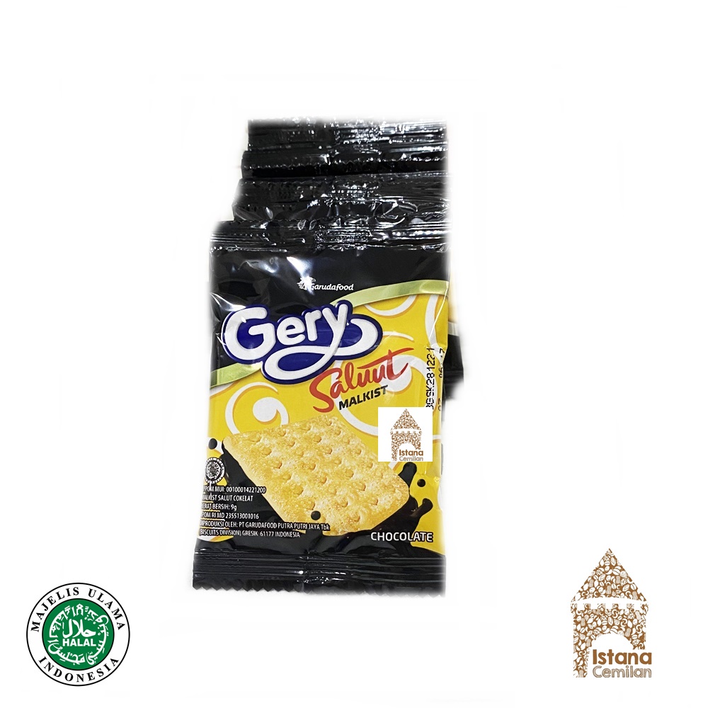 Gery Saluut Malkist Cokelat 9 Gram (isi 10 pcs)