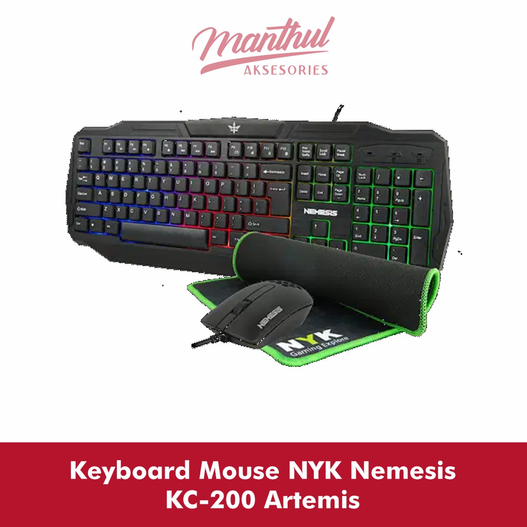 Keyboard Mouse NYK Nemesis KC-200 Artemis