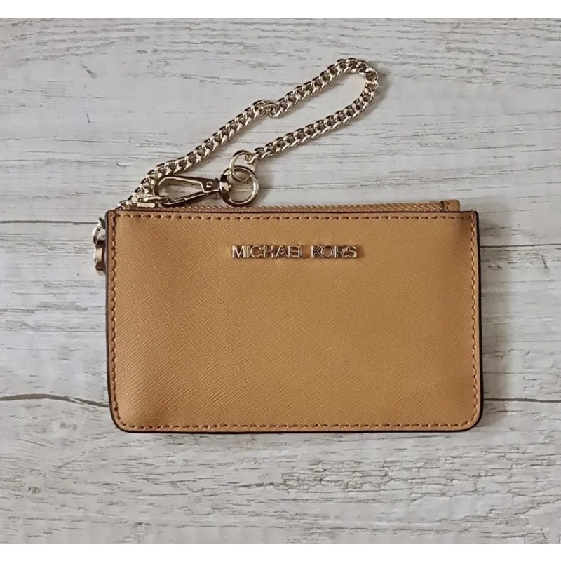 dompet kunci michael kors mk med chain marrygold original authentic wallet