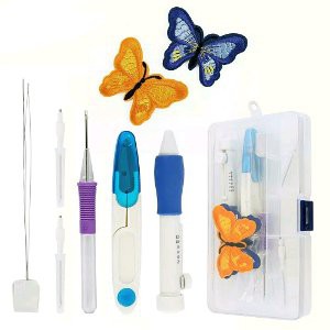 Set Jarum Bordir   Punch Needle   Jarum Rajut   Alat Sulam Termurah