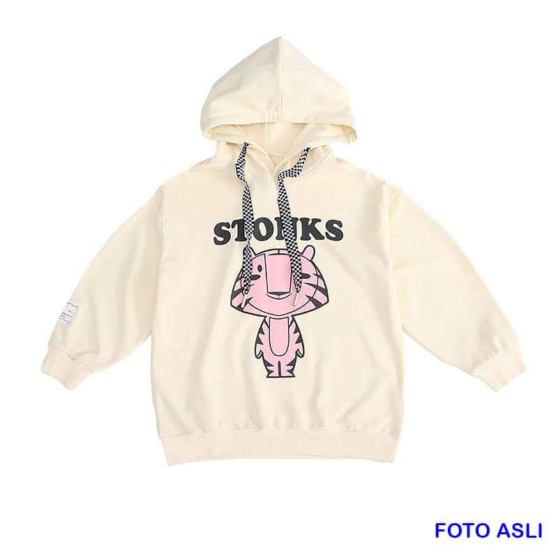 Dress Anak Perempuan Hoodie Little Tiger