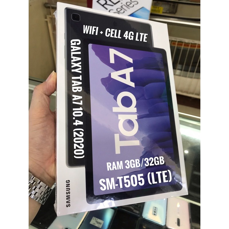 SAMSUNG Galaxy TAB A7 A 7 10.4 inch (2020) RAM 3GB 32GB SM-T505 LTE - DARK GRAY - GRS RESMI SEIN