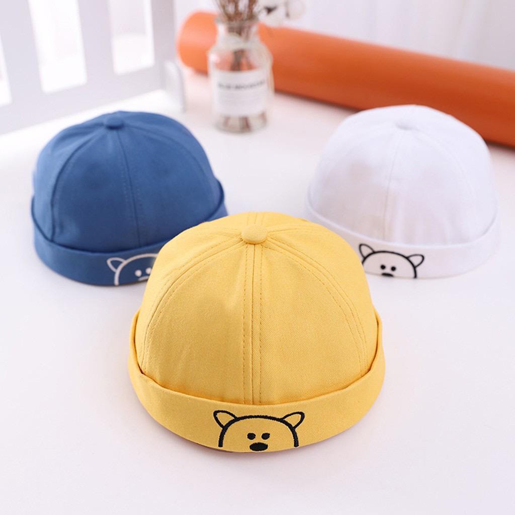 Kiddiwear TOPI BAYI MODEL PECI BUNTUNG FASHION HAT BAYI MOTIF BEAR UNISEX MIKI HAT BEAR