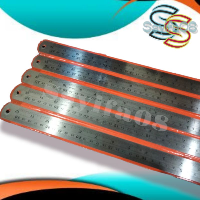 

PENGGARIS BESI 30 CM PER 1 PAK ISI 12 PCS