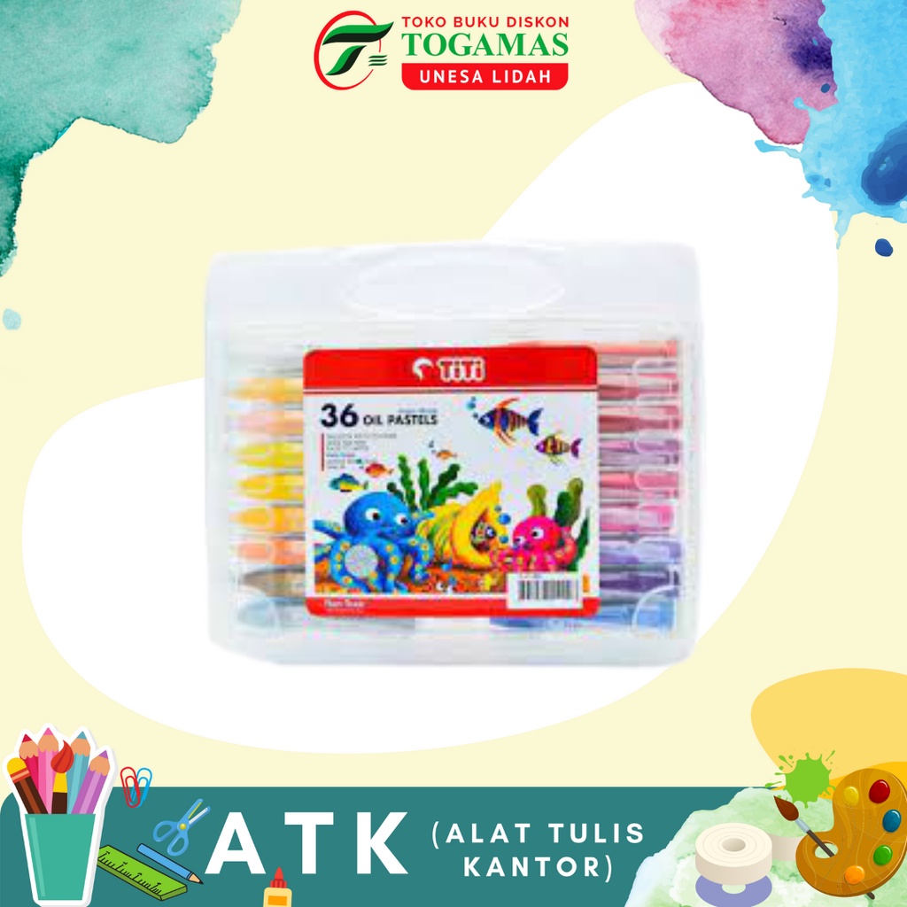 

OIL PASTELL 36 COLOUR TI-P-36S CRAYON TITI/ READY STOCK