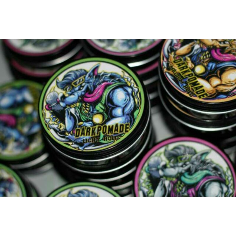 POMADE DARK WOLF EDITION EXSKLUSIF 100 GRAM FREE DOMPET + SISIR SAKU