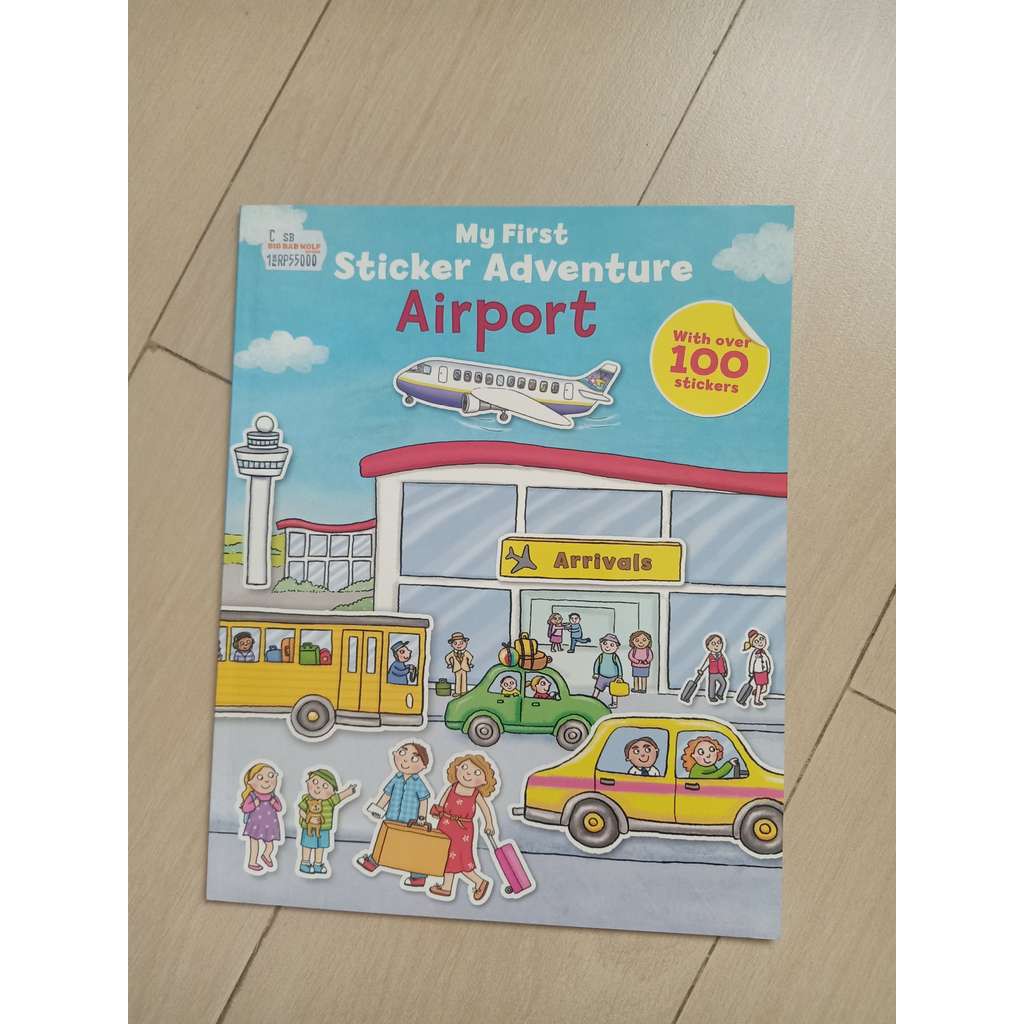 

AIRPORT My First Sticker Adventure with over 100 stickers - Buku Stiker