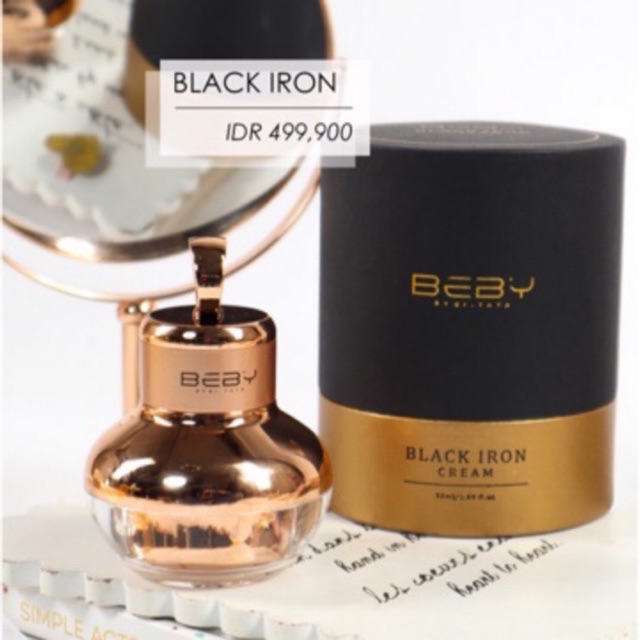 BLACK IRON BEBY CREAM BY DR TATA (Klinik Dermapro Jakarta)