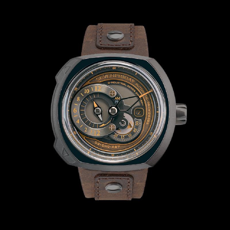 JAM TANGAN PRIA ORIGINAL SEVENFRIDAY Q2/03 CHOO CHOO