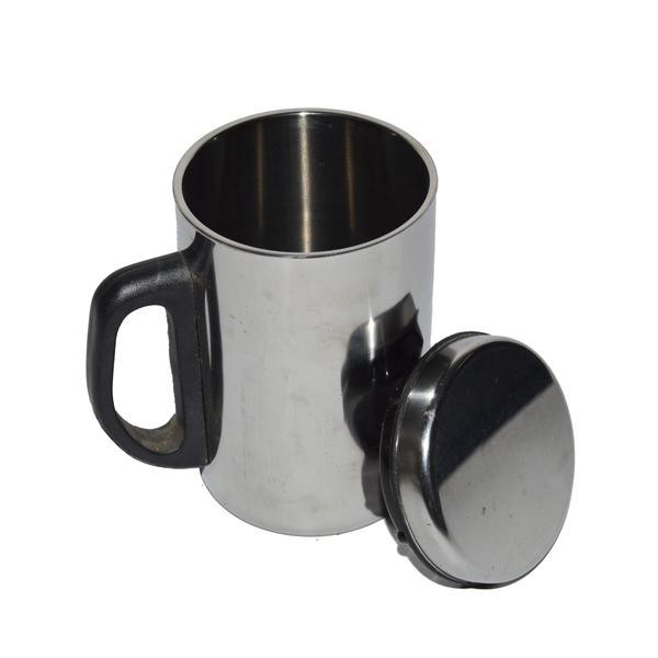 [DEASTORE] MUG STAINLESS STEEL CANGKIR GELAS MINUM THERMOS AIR PANAS DINGIN 500 ML