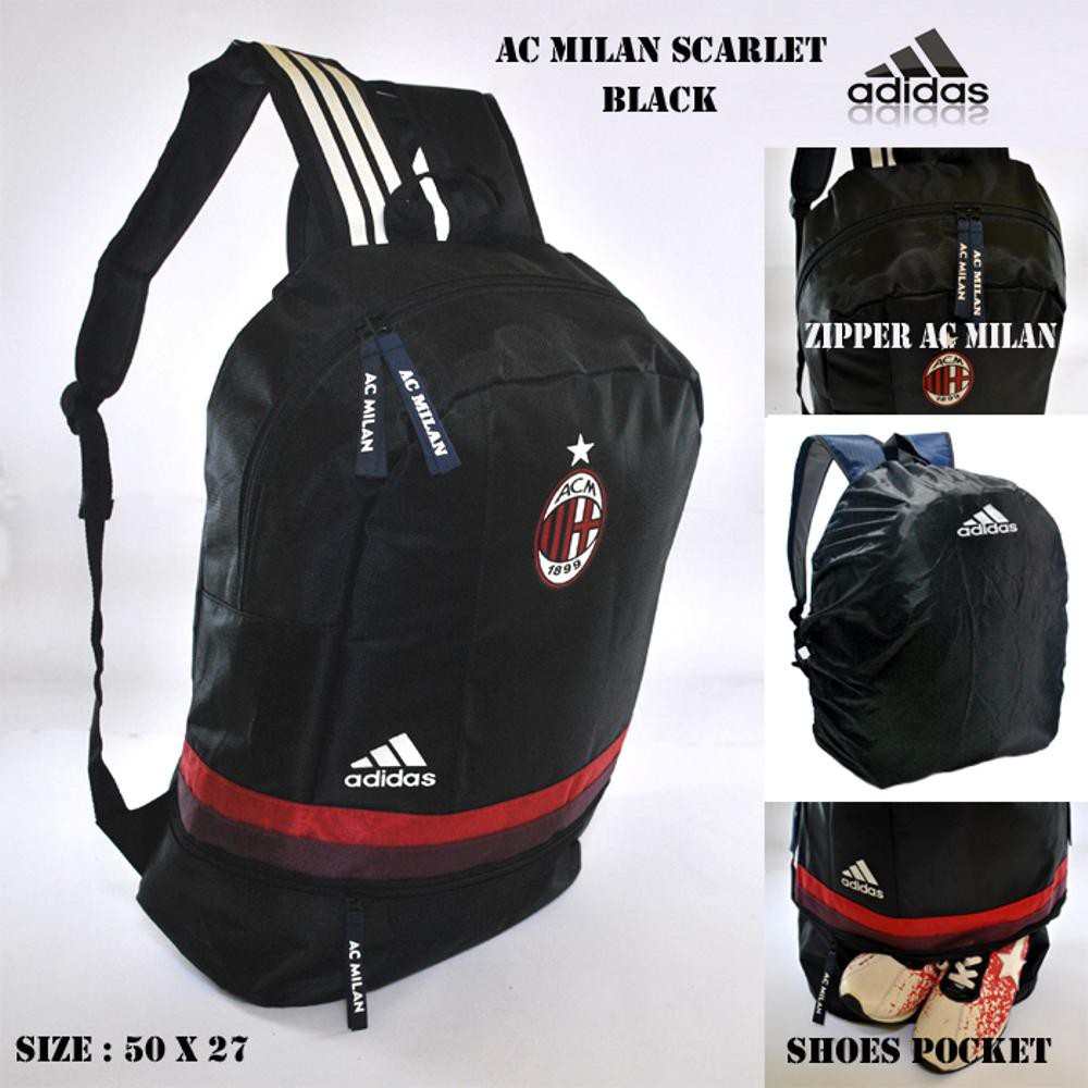 tas ransel ac milan scarlet free raincover tas bola ac milan ransel tas bola ac milan ransel tas a