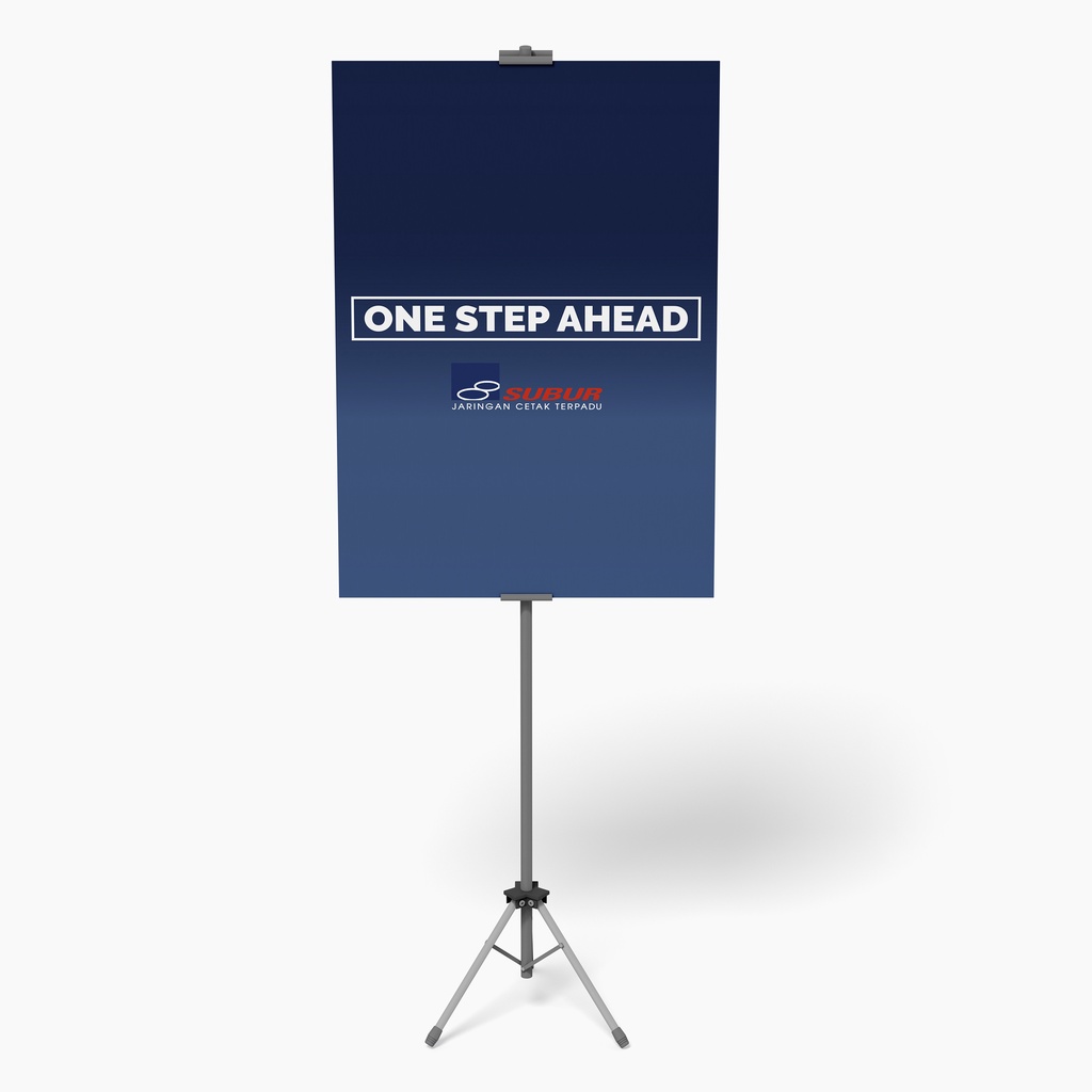 TRIPOD BANNER STANDING BAHAN IMPRABOARD