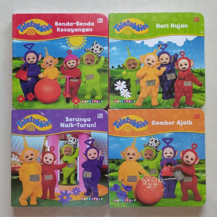 BOARDBOOK Teletubbies: Benda-Benda Kesayangan/Hari Hujan/Serunya Naik-Turun/Gembor Ajaib