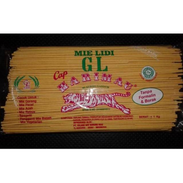 

Mie Lidi/ Mie Gomak/ Mie Aceh/ Mie Kuning GL Harimau